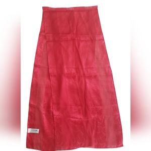 Oscar De La Renta Red scarf